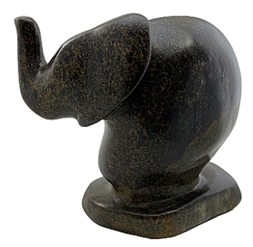 Shona Skulptur "Elefant" aus Serpentin